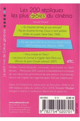 Le petit livre de répliques les plus drôles du cinéma